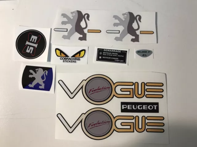 Pack stickers Peugeot 103 Vogue Noir - Super Fabrique