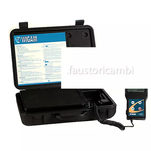 Wigam Bilancia Elettronica A Batteria 100Kg Pratika 100-05 Per Gas Refrigerante Wigam Bilancia Elettronica A Batteria 100Kg Pratika 100-05 Per Gas Refrigerante