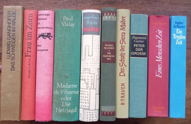 Konvolut 10 Alte Bücher diverse Autoren