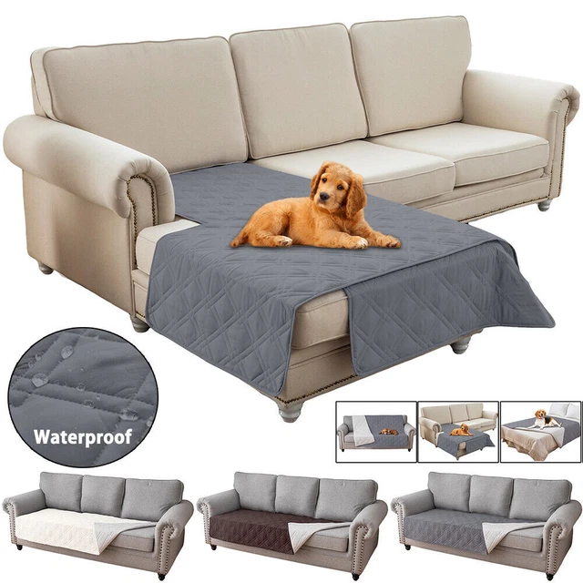 Quilted Bed Cover Mattress Protector Waterproof Pet Sofa Mat Bed Blanket Home