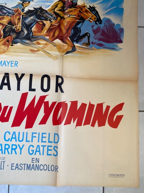 AFFICHE CINÉMA 120X160 cm les Ranchers du wyoming EUR 24,99 PicClick FR