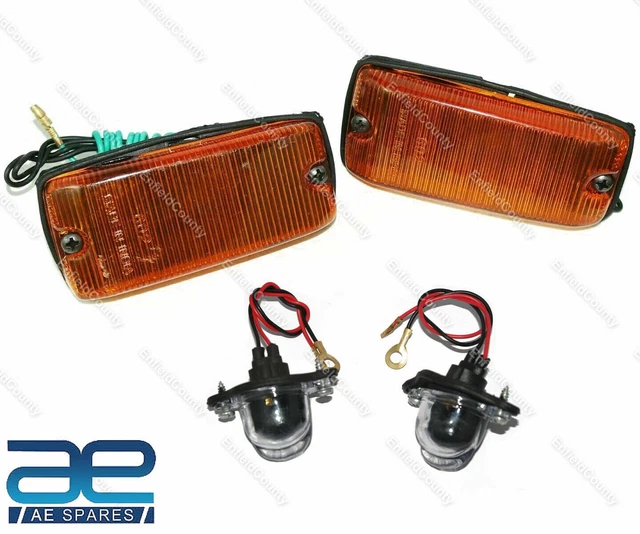 Clignotants Avant Pour Suzuki SJ413/SJ410/Samurai/Jimny/Sierra - Ensemble Neuf, Halogène, Couleur Chrome - Fabriqué En Inde