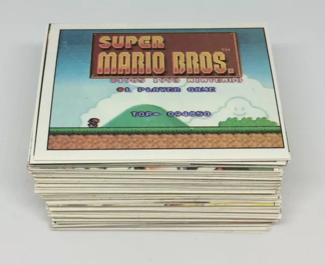 1996 DN Nintendo Marvelous World Complete Set 250 stickers