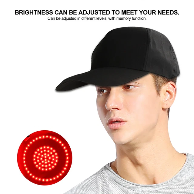 76PCS Portable Laser Hair Growth Hat Cleared Hair Loss Therapy Instrument HR6