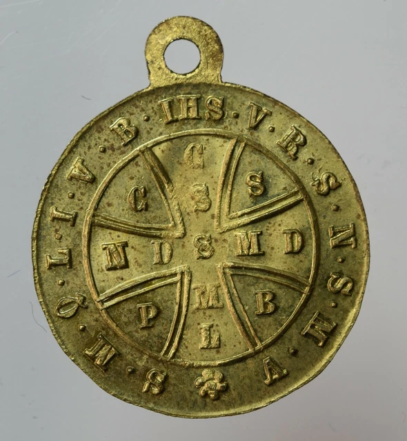 Ciondolo San Benedetto Con Croce In Legno D'ulivo E Argento – Collana Cordino 26 Pollici, Artigianale Brasile