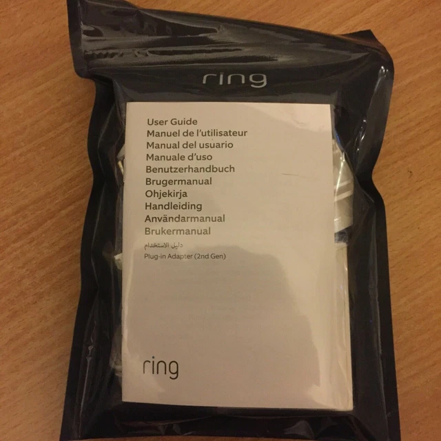 OFFICIAL RING PLUG In Power Supply Adapter Video Doorbell 1/2/3/3+/4/1