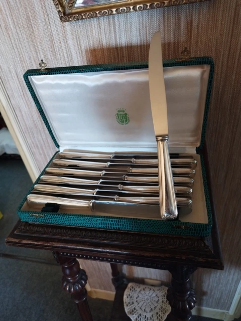 MARINE NATIONALE COUTEAU Entremets 20 Cm Christofle Métal Argente EUR