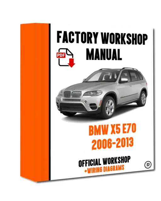 OFFIZIELLE WERKSTATT Handbuch Service Reparatur BMWer x5 E70 2006 - 2013