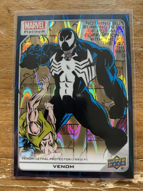 2023 Marvel Platinum Upper Deck Venom Lethal Protector TEAL WAVE /799 #124