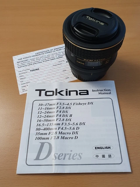 Tokina Macro 35 F2.8 DX AT-X PRO - Festbrennweite - Makro - für Nikon