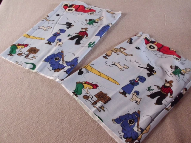 Coupon tissu imprimé Adara 70x100cm coton blanc et vert