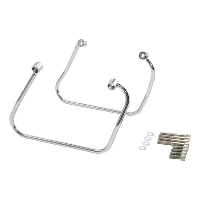 Saddlebag Support Bracket Kit Fit For Harley Softail Slim FLSL 2018-2021 Chrome