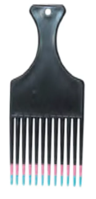 PEIGNE AFRO matiere plastique carbonne de qualité