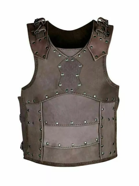 Medieval Roman Greek Armor Wearable Jacket Battle Armor Leather Costume gift