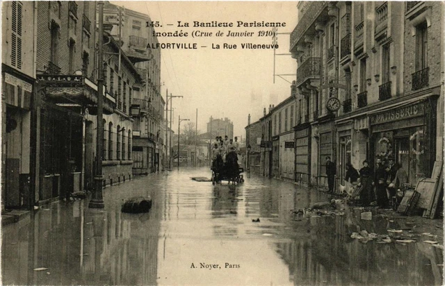 CPA AK ALFORTVILLE La Rue VILLENEUVE (671748)