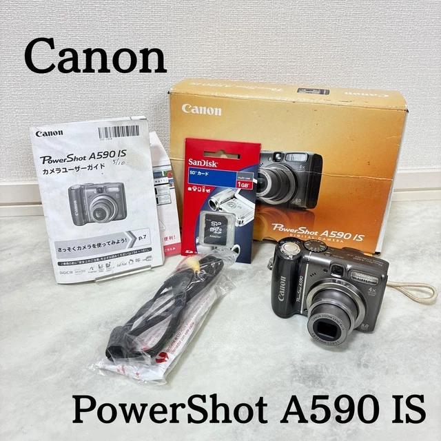 CANON POWERSHOT A590 Is A Classic Camera From The Heisei Era
