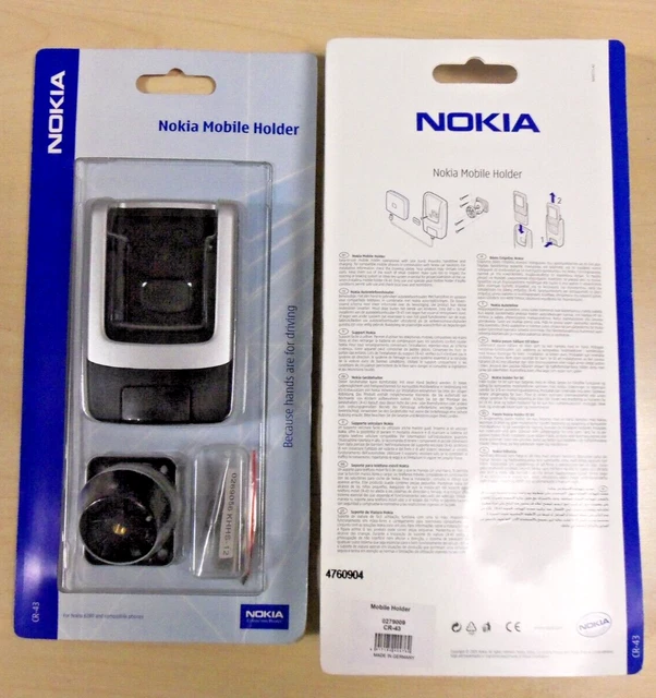 ORIGINAL Nokia CR-43 6280 & 6288 Auto Freisprecheinrichtung Handy Halterung (Neu in Verpackung)