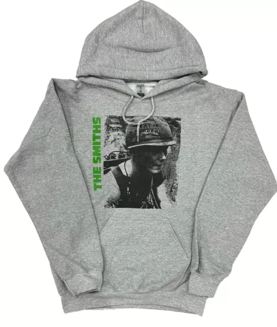 The Smiths 'Meat Is Murder' Heather Grey Hooded Top