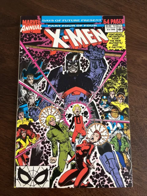 Uncanny X-Men Annual #14 (Jul 1990, Marvel) Debatable 1st appearance Gambit VF