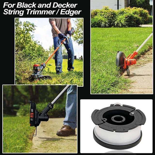 Black Und Decker Rasentrimmer Spule Wechseln 6 STÜCK SPULE Spulendeckel Ersatz Kit Für Black & Decker Rasentrimmer