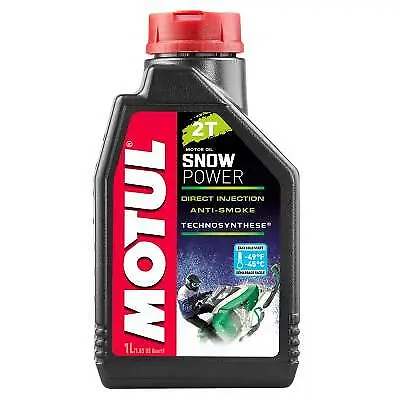 MOTUL Snowmobile motor lubricant oil SNOWPOWER 2T 1 L