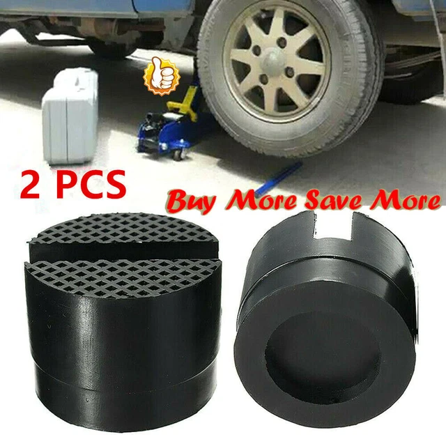 Tampone in Gomma Universale 2pz Jack Pad con Scanalatura per Cric Idraulici Pont