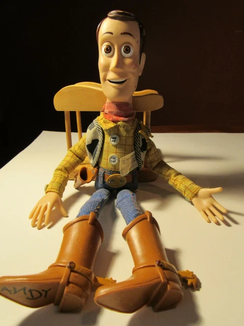 TOY STORY AND Beyond FIRE FIGHTIN' WOODY Pull-String Doll (NOT