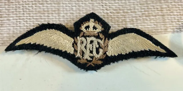 Original WW1 RFC Royal Flying Corps Sew On Uniform Wings Patch