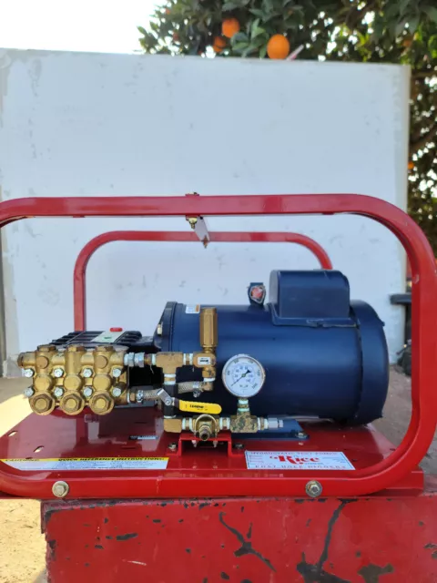 Rice Hydrostatic Electric Hydrostatic Test Pump 3 GPM up to 1800 PSI