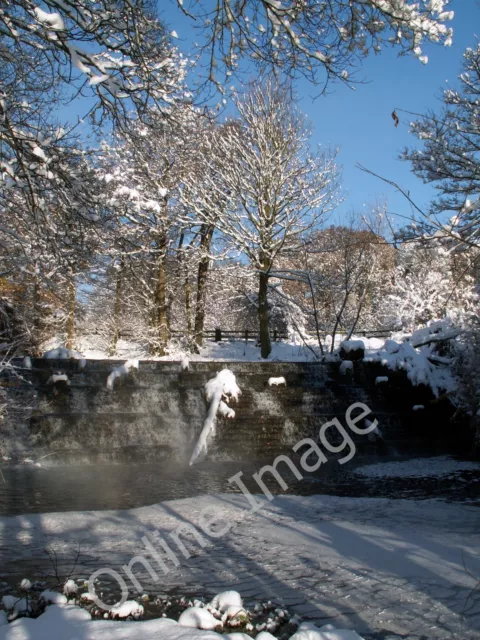 Photo 12x8 The River Dearne Weir Haigh/SE2912 Below Bretton Lower Lake da c2010