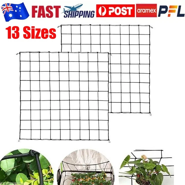 ELASTIC SCROG TRELLIS Net w/Hooks Plant Support Netting for Grow Tent ...