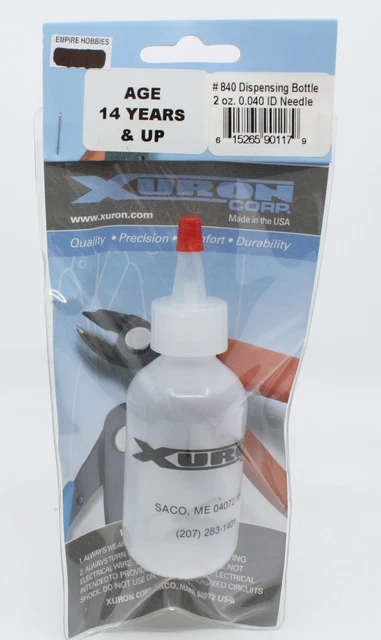 Xuron 840 2oz Bottle, .040" ID Needle