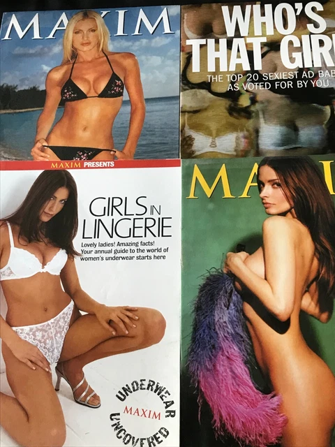 MAXIM MAGAZINE 4 Supplements Swimsuit Special Uncut Lingerie Who s MAXIM MAGAZINE 4 Supplements Swimsuit Special Uncut Lingerie Who s