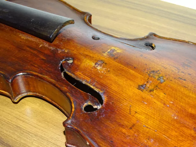 ATTIC FOUNDING 100 AND MORE YEARS OLD VIOLIN (Nr. 308)