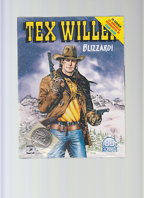 PRL TEX WILLER 30 BONELLI BLIZZARD MEDAGLIA CELEBRATIVA COIN TIGER JACK MONETA 