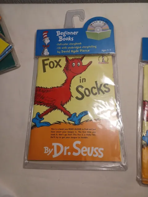 Fox In Socks By Dr Suess Cd Read Along Book