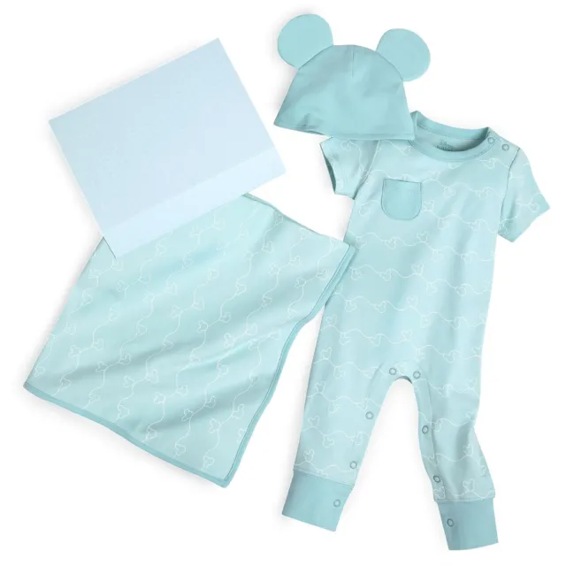 Disney Baby Mickey Mouse Gift Set Unisex 3 Piece Cotton Outfit - 3-6 Months