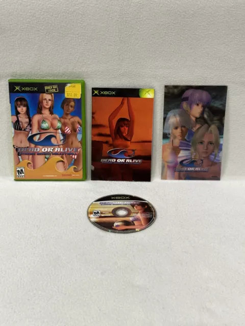 Dead or Alive: Xtreme Beach Volleyball (XBOX, 2003) CIB w/ Lenticular (READ!!!)