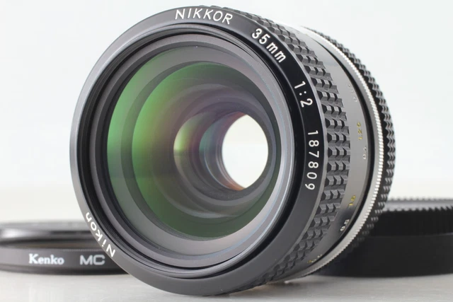 MINT] NIKON AI Nikkor 35mm f/2 Wide Angle MF Prime Lens From JAPAN