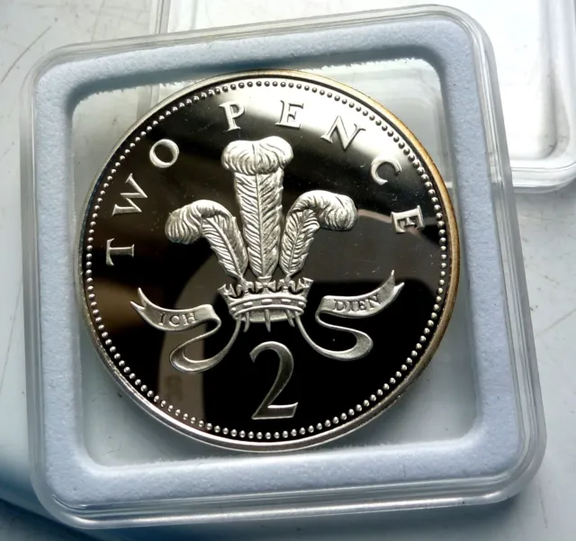 2008 Royal Mint sterling silver Proof 2p coin from The Emblems Collection