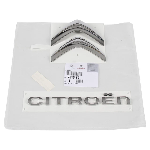 Genuine New CITROEN EXCLUSIVE LEFT WING BADGE Emblem For C4 B7 2011
