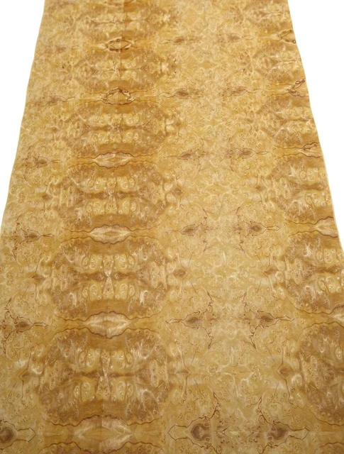 Nussbaum Wurzelholz Dünnes Furnier Mit Papier 248x62-63cm A1