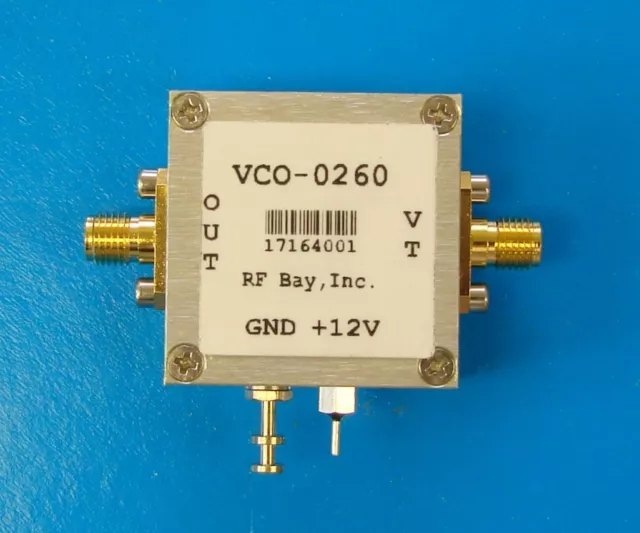 230-290MHz Voltage Controlled Oscillator VCO-0260, SMA