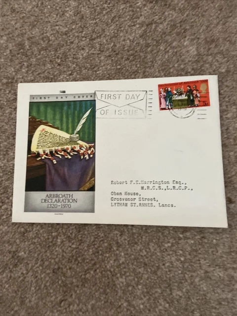 650th Anniversary Of The Declaration Of Arbroath First Day Cover
