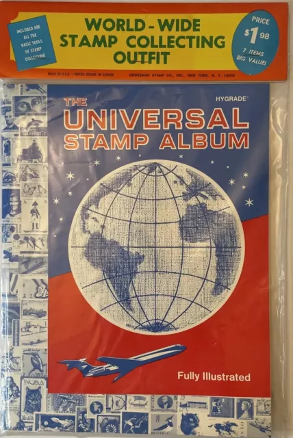 The Universal Stamp Album - Hygrade - 1977 - Sealed Nip - Grossman Stamp