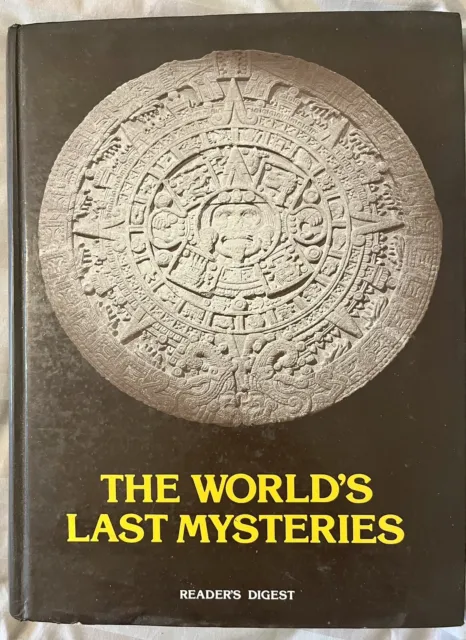 Reader's Digest 'The World's Last Mysteries' Hardcover Book - TRACKED POSTAGE