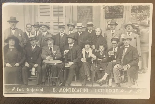 Foto Cartolina Montecatini Terme - Stabilimento Tettuccio - Foto Gojorani 1922