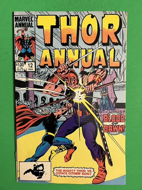 The Mighty THOR #12 Marvel Annual Stan Lee NEWSSTAND 80s VF/NM 1984