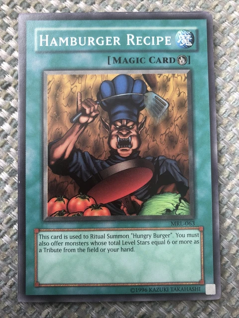 HAMBURGER RECIPE MRL-E063 1st Edition Common Near Mint Yugioh 4.49 -  PicClick UK