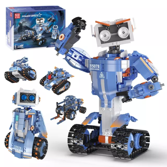 Robot Building STEM Toys: 5 in 1 STEM Projects for Kids Ages 8-12, Remote & A...